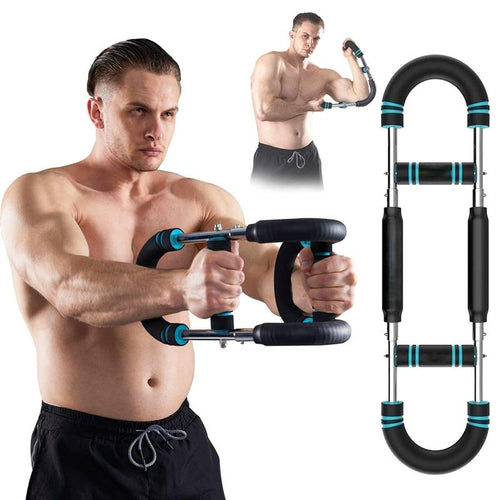 PowerBar Pro Max – Adjustable Spring Arm, Chest & Forearm Strength Trainer