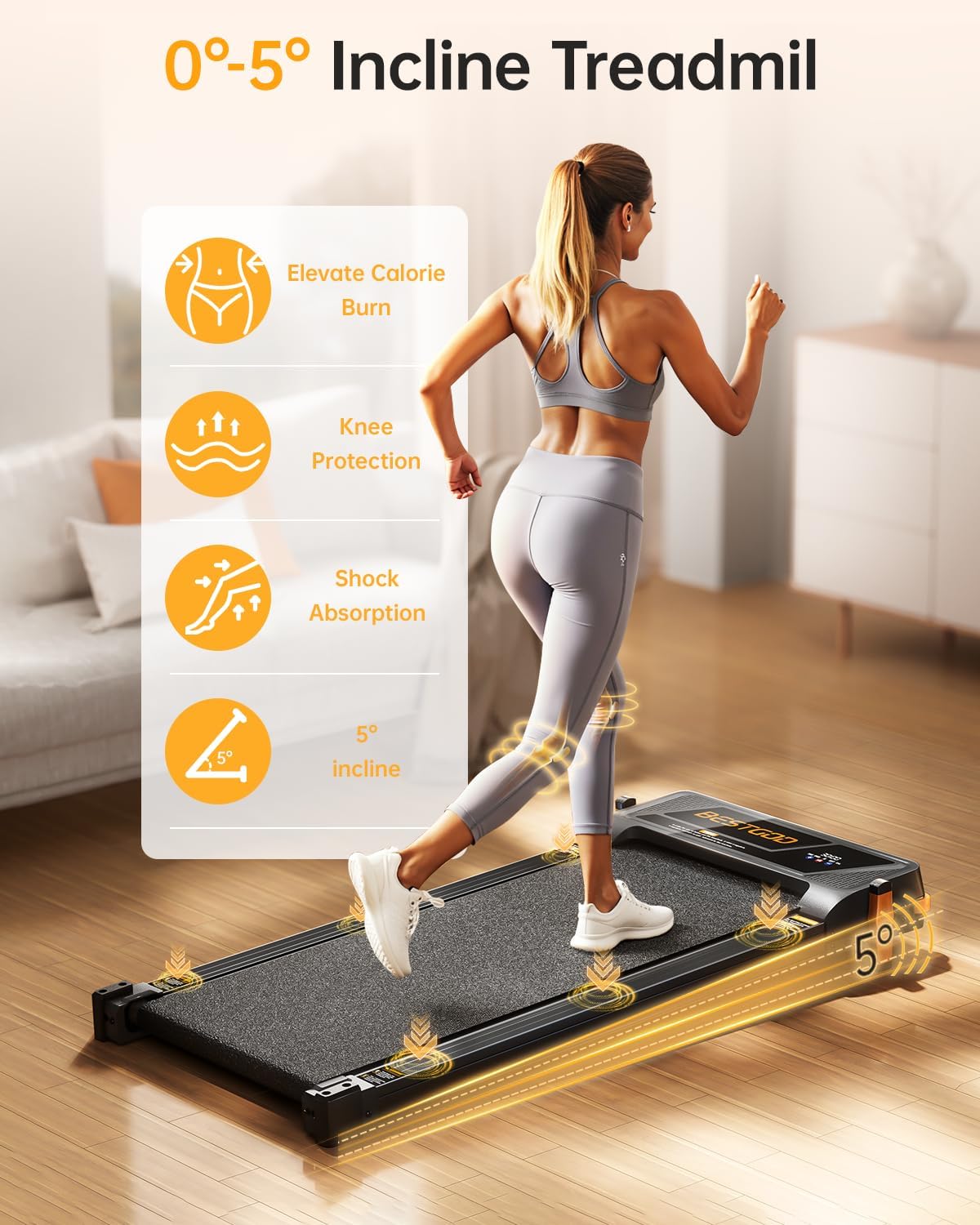 FlexStride Pro – 2-in-1 Incline Walking Pad & Massage Treadmill