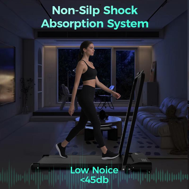 QuietGlide Electric Treadmill Pro - with Handrail, Remote & LED Display