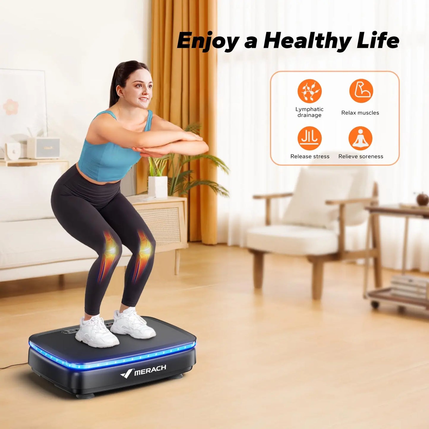 Vibration Plate Exercise Machine