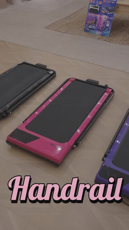 QuietGlide Electric Treadmill Pro - with Handrail, Remote & LED Display